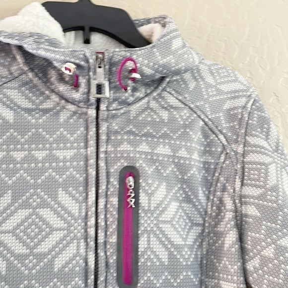 Zero X Posure Fleece Lined Boarding Co. Zipup Jacket - Picture 9 of 9